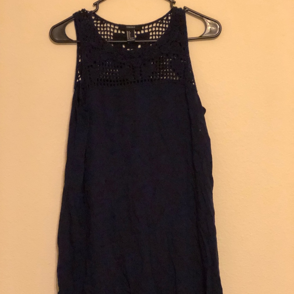 Navy blue dress